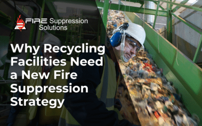 When Lithium-Ion Batteries Enter the Waste Stream: Why Recycling Facilities Need a New Fire Suppression Strategy